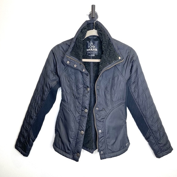 PrAna Diva Jacket Black Sherpa Size XS - Picture 7 of 15